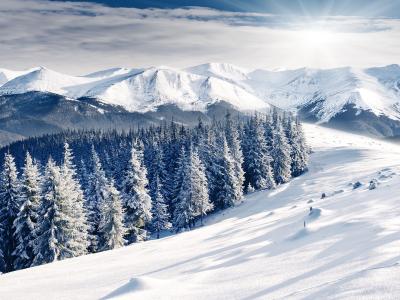 snowy mountain
